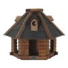 Vogelfutterhaus, Walnussbraun, 45 X 34 Cm 1 Vogelfutterhaus, Walnussbraun, 45 X 34 Cm -Gartengeschäft Im Freien 0910101510 koelle vogelfutterhaus kiefernholz 116639
