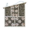 Insektenhotel Mit Schrägdach, Natur, Holz. Bambus, 28 X 9 X 38 Cm, 2,19 Kg -Gartengeschäft Im Freien 0910160218 Insektenhotel Schraegdach 113357