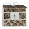 Insektenhotel 'Borke', Natur, Holz, Bambus, 29 X 10,5 X 31,5 Cm, 2,17 Kg -Gartengeschäft Im Freien 0910160219 Insektenhotel Borke 1 113359