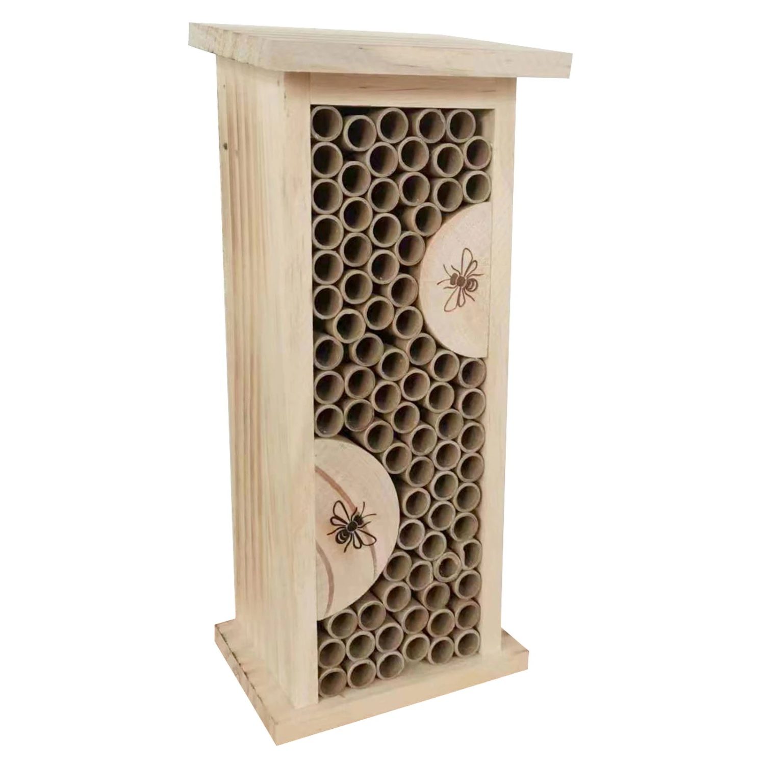 Insektenhotel, Natur, Nadelholz, 11 X 8,2 X 25,7 Cm 4 Insektenhotel, Natur, Nadelholz, 11 X 8,2 X 25,7 Cm – Bild 2