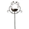 Vogeltränke Am Stab, Braun, Höhe Ca. 157 Cm -Gartengeschäft Im Freien 0910170096 Vogeltraenke a Stab braun H 157cm Eisen 118942