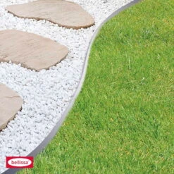 Rasenkante, Silber, Stahl, 118 X 19,5 Cm -Gartengeschäft Im Freien 0910301041 Rasenkante Metall verzinkt 5 109346