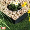 Rasenkante, Anthrazit, Stahl, 118 X 12,5 Cm -Gartengeschäft Im Freien 0910301335 Rasenkante Metall anthrazit 2 109348