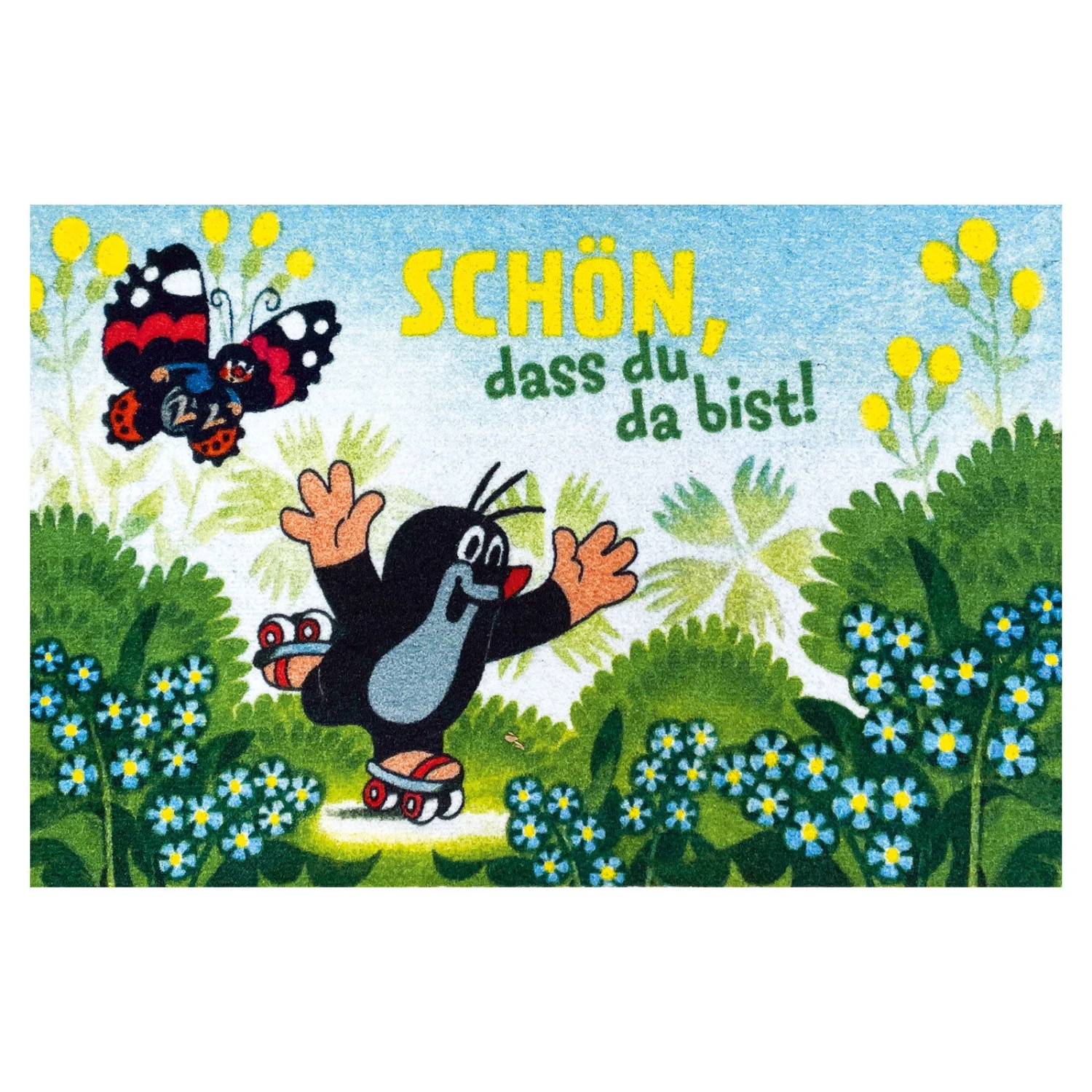 Fußmatte 'Schön, Dass Du Da Bist', 40 X 60 Cm 3 Fußmatte 'Schön, Dass Du Da Bist', 40 X 60 Cm