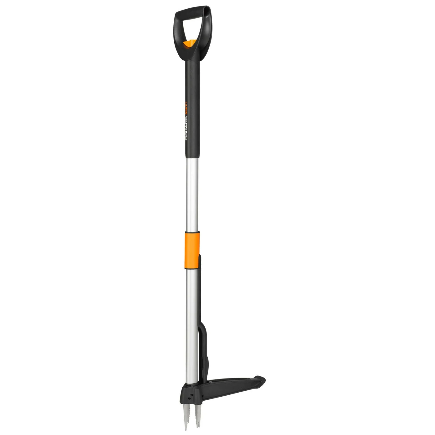 Fiskars SmartFit Teleskop-Unkraut-Stecher, Schwarz/orange, Länge 99-119 Cm 7 Fiskars SmartFit Teleskop-Unkraut-Stecher, Schwarz/orange, Länge 99-119 Cm – Bild 5