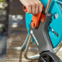 Schlauchwagen AquaRoll S, Gardena, Schlauchlängen Bis 15 M -Gartengeschäft Im Freien 0930200441 Schlauchwagen Aqua Roll S Set kpl mit 20m Schlauch und Systemteilen 2 61599