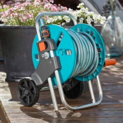 Schlauchwagen AquaRoll S, Gardena, Schlauchlängen Bis 15 M -Gartengeschäft Im Freien 0930200441 Schlauchwagen Aqua Roll S Set kpl mit 20m Schlauch und Systemteilen 4 61597