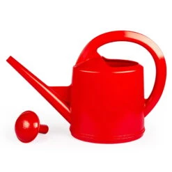 Stöckli Gießkanne, Rot, Mit Brausekopf, Kunststoff