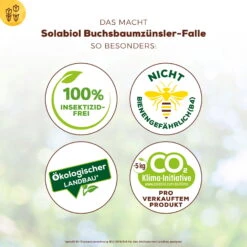 Solabiol Buchsbaumzünsler-Falle, Ausreichend Für Bis Zu 180 M² -Gartengeschäft Im Freien 0950200723 Buchsbaumzuensler Falle fuer bis zu 180qm Flaeche 3 107234