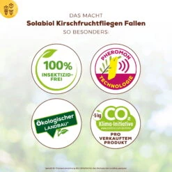 Solabiol Kirschfruchtfliegenfalle, 5er-Pack -Gartengeschäft Im Freien 0950200760 Solabiol Kirschfruchtfliegenfalle 5Stueck 2 107241