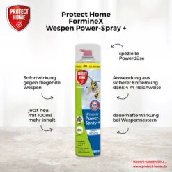 Protect Home Wespen-Powerspray, 600 Ml 7 Protect Home Wespen-Powerspray, 600 Ml -Gartengeschäft Im Freien 0950300982 Wespen Powerspray 600ml 1 107289