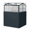 Mini-Gewächshaus, Anthrazit, 87 X 87 X 76 Cm -Gartengeschäft Im Freien 0980200186 Mini Gewaechshaus 94155