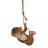 Dekofigur Affe Hängend, Braun, 32 X 26 Cm -Gartengeschäft Im Freien 0980306445 Affe haengend 122159