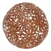Eisen-Kugel 'Blüte', Rost, Ø 18,5 Cm -Gartengeschäft Im Freien 0980306559 Kugel Bluete rost 109989