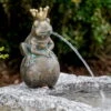 Froschkönig Leopold, Braun, Bronze, H 20 X 10 X 11 Cm -Gartengeschäft Im Freien 0980306650 Froschkoenig Leopold 2 110860