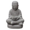 Buddha-Statue, Trockensteinguss, 33 X 30 X 54 Cm -Gartengeschäft Im Freien 0980306820 buddha statue aus trockensteinguss 1 123367