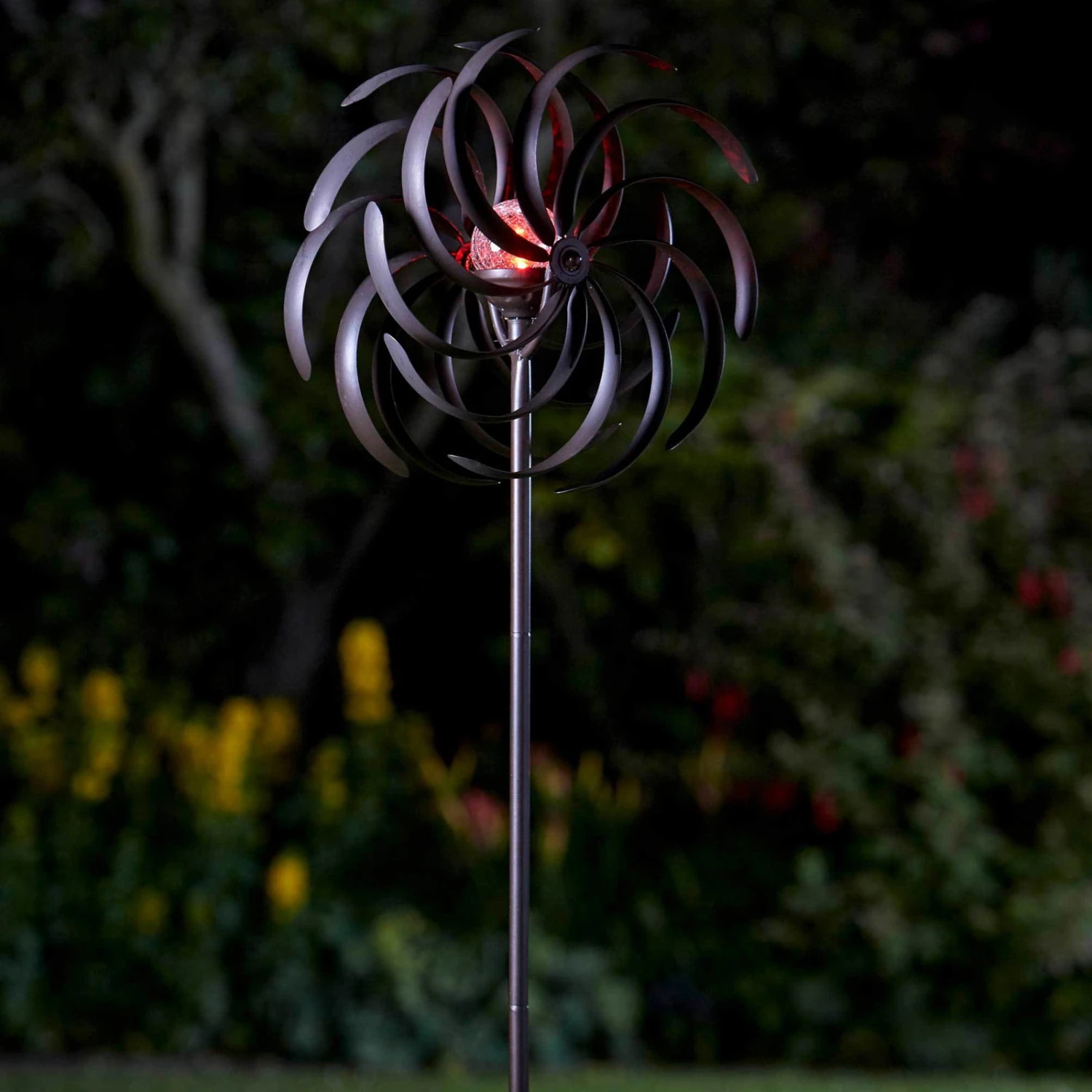 Solarwindrad Spiro, Integrierte Solarkugeln, 130 X 38 Cm 5 Solarwindrad Spiro, Integrierte Solarkugeln, 130 X 38 Cm – Bild 3