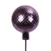 Gartenstecker Gals-Kugel, Flieder, Höhe Ca. 115 X Ø 19 Cm -Gartengeschäft Im Freien 0980404421 Kugel a Stab flieder H19 cm 115cm Stab Glas1 118965