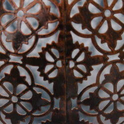 Solarlaterne "Damast", Kupfer, 23 X 22cm -Gartengeschäft Im Freien 2950100312 Solarlaterne Damast 23x22cm5 65214 1