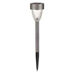 Gartenleuchte 'Cygnus', 4er-Set, Grau, Edelstahl -Gartengeschäft Im Freien 2950100644 Cygnus warmweiss Licht 4er Pack 1 99171