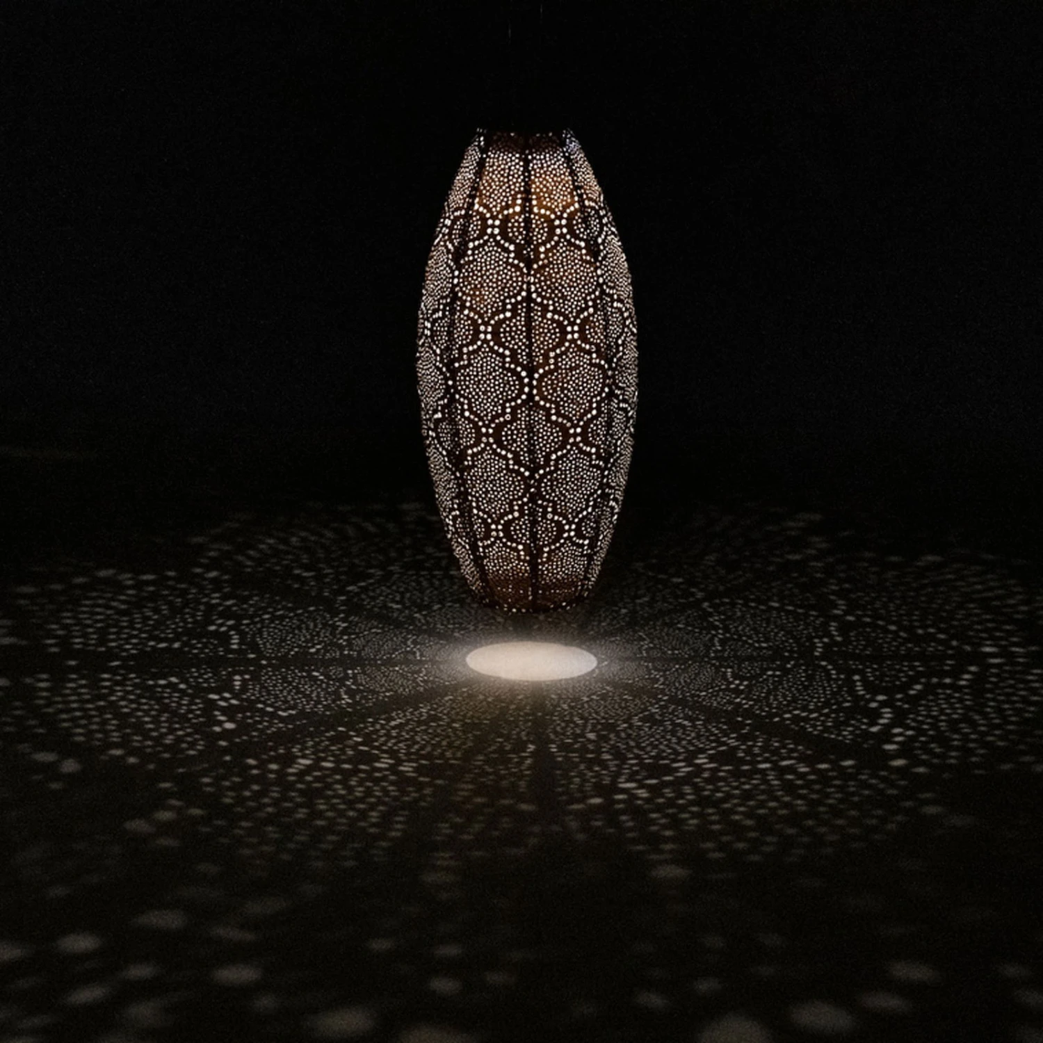 Solarlaterne 'Long Oval 20', Seablue, Ø 20 X 45 Cm 4 Solarlaterne 'Long Oval 20', Seablue, Ø 20 X 45 Cm – Bild 2