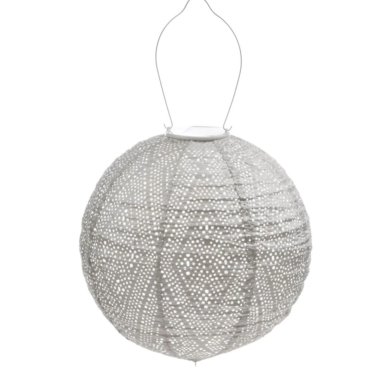 Solarlaterne 'Round 30', Helltaupe, Ø 30 X 29 Cm 3 Solarlaterne 'Round 30', Helltaupe, Ø 30 X 29 Cm