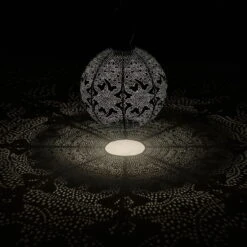 Solarlaterne 'Round 30', Taupe, Ø 30 X 29 Cm -Gartengeschäft Im Freien 2950100681 2950100682 Rond 30 2 105795