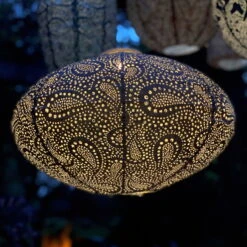 Solarlaterne 'Oval 40', Taupe, Ø 40 X 27 Cm -Gartengeschäft Im Freien 2950100685 Oval 40 Taupe 2 105799