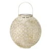 Solarlaterne Damast, Creme, Ø 18 Cm -Gartengeschäft Im Freien 2950100723 Solarlaterne Damast klein warmweiss Creme D18cm 1 118832