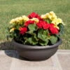 Pflanzschale Olimpo, Anthrazit, Ø 40 X H 15 Cm -Gartengeschäft Im Freien 3210101959 Pflanzschale Olimpo anthrazit 40cm Erdvol 11Ltr 34340