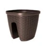 Poétic Geländertopf "Casa Mesh" Mokka, Ca. 30x30 Cm, Füllmenge 9 L -Gartengeschäft Im Freien 3210103139 Gelaendertopf Casa Mesh mokka 30x30cm 9ltr.jpg 2 24349