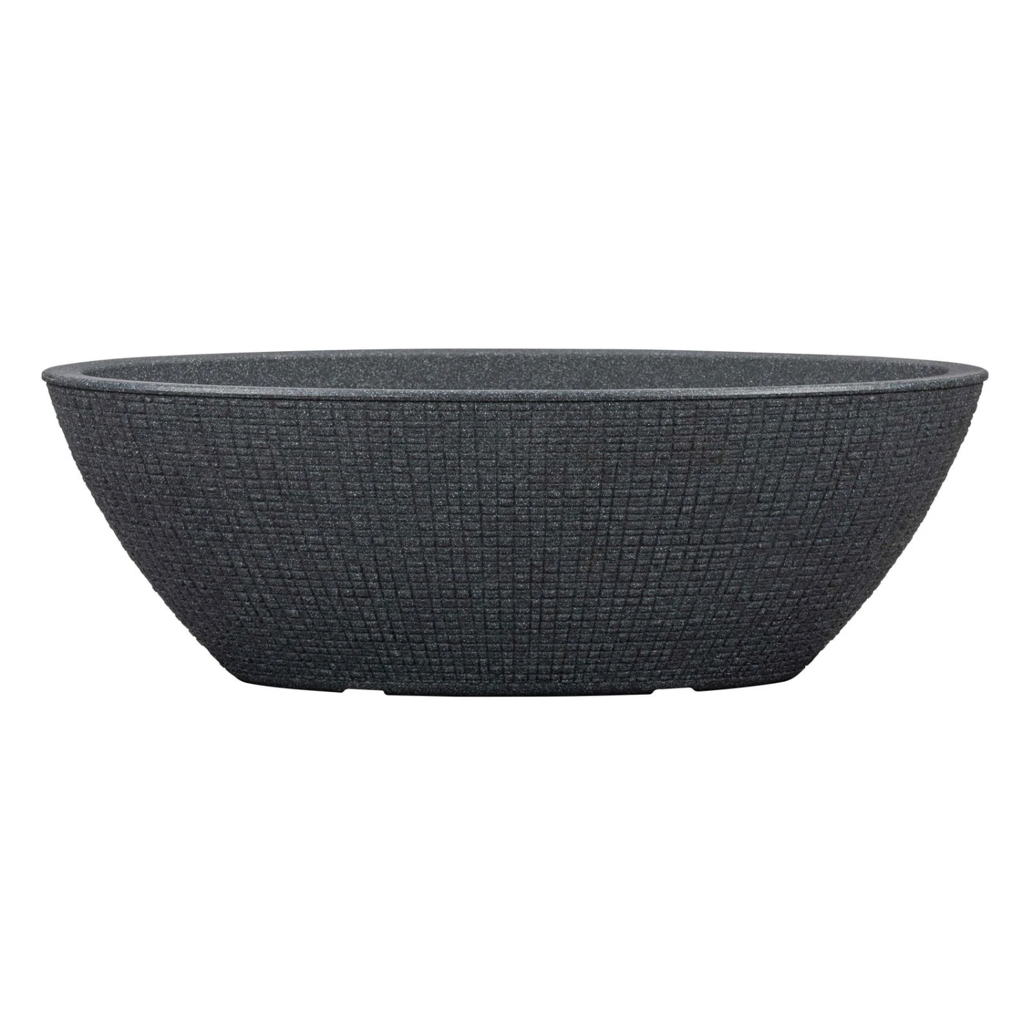 Jardiniere 'Barceo', Stein, Schwarz, Kunststoff, 59 X 25 X 20 Cm 4 Jardiniere 'Barceo', Stein, Schwarz, Kunststoff, 59 X 25 X 20 Cm – Bild 2