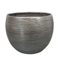 Pflanzgefäß 'Rowen', Silber, Ø 22 X H 17 Cm -Gartengeschäft Im Freien 3210801615 Pflanzgefaess Rowen silber D 22 x H 17 cm 114957