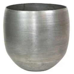 Pflanzgefäß 'Rowen', Silber, Ø 42 X H 41 Cm -Gartengeschäft Im Freien 3210801627 Pflanzgefaess Rowen silber D 42 x H 41 cm 115012