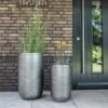 Pflanzgefäß 'Rowen', Silber, Ø 41 X H 72 Cm -Gartengeschäft Im Freien 3210801635 3210801636 3210801637 3210801638 Pflanzgefaess Rowen silber 14 115031