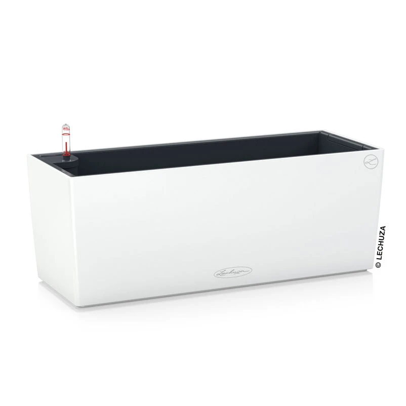 LECHUZA Balconera Color All-in-One-Set, Weiß, 50 X 19 X 19 Cm – Bild 2