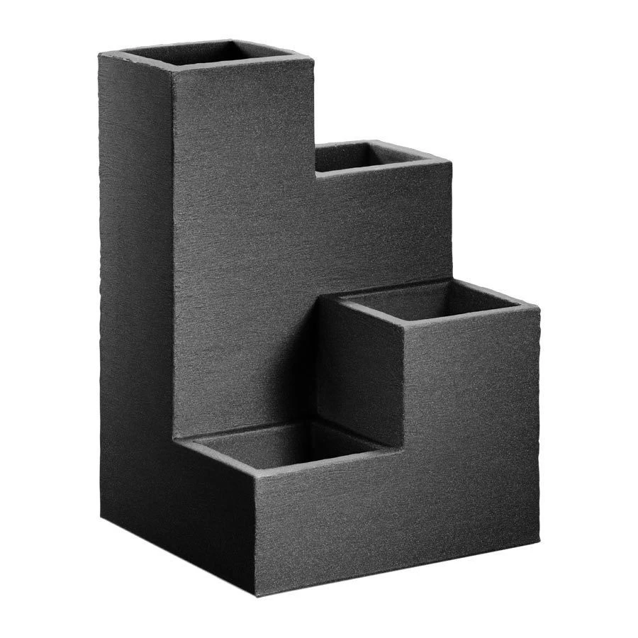 Kölle Pflanzengefäß-Wendeltreppe Kubus In Anthrazit Aus Kunststoff, 40 X 40 X 60 Cm, 55 Liter 3 Kölle Pflanzengefäß-Wendeltreppe Kubus In Anthrazit Aus Kunststoff, 40 X 40 X 60 Cm, 55 Liter