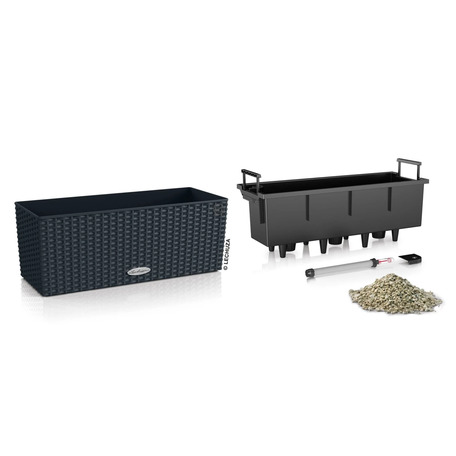 Balconera Cottage 50', Graphit Schwarz, Ca. 50 X 19 X 19 Cm 4 Balconera Cottage 50', Graphit Schwarz, Ca. 50 X 19 X 19 Cm – Bild 2