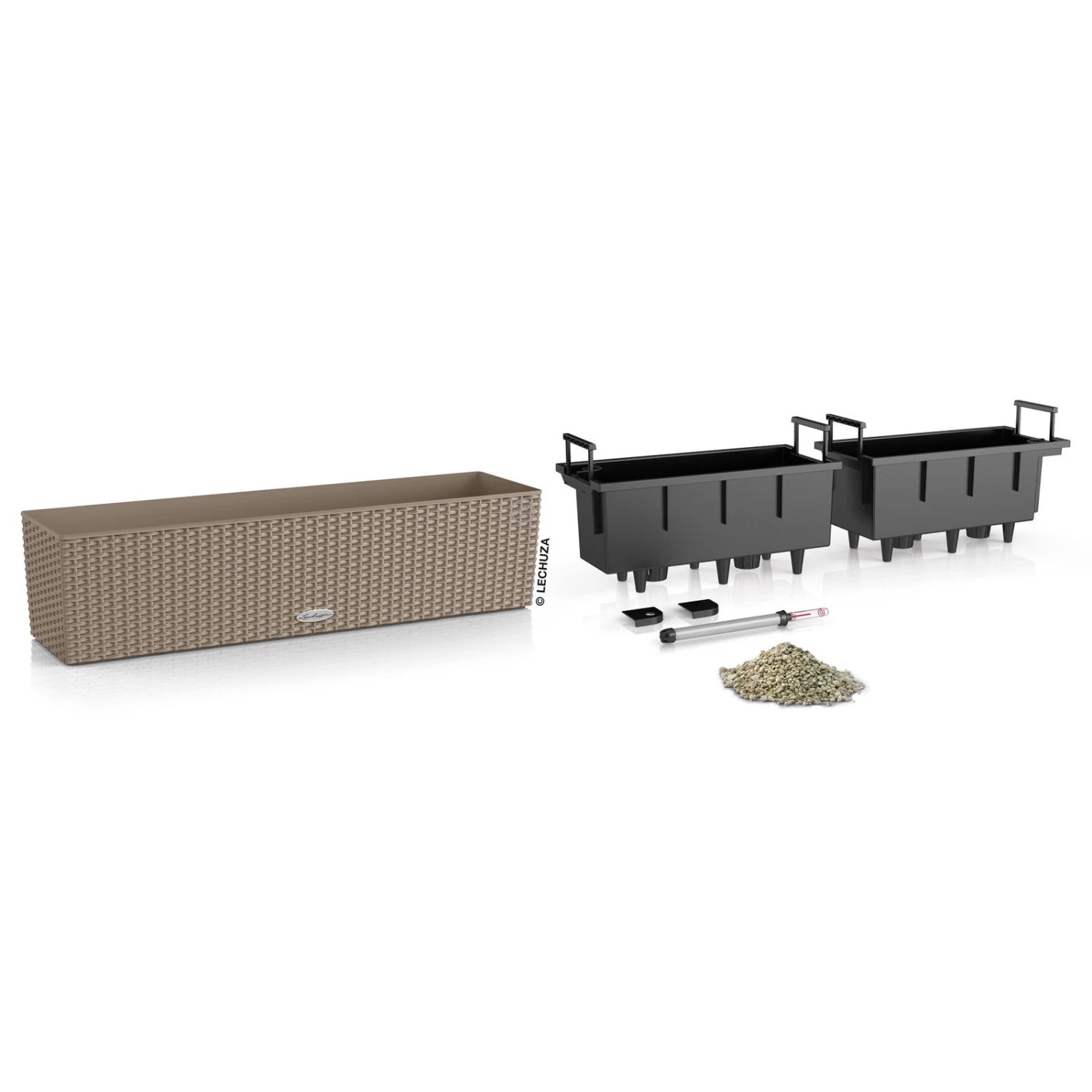 Lechuza 'Balconera Cottage 80', Sandbraun, 79 X 19 X 19 Cm 4 Lechuza 'Balconera Cottage 80', Sandbraun, 79 X 19 X 19 Cm – Bild 2