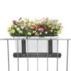 LECHUZA® Balkonkastenhalter-Ergänzung, Weiß, Für Balconera 50 Und 80 -Gartengeschäft Im Freien 3240100120 BalkonkastenhalterErgaenzung schwarz fuer Balconera 50 80 02 39007