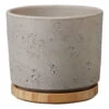 Übertopf Paros Deluxe, Keramik & Holz, Hellgrau, 23 Cm -Gartengeschäft Im Freien 3315201138 3315201139 3315201140 3315201141 uebertopf Paros Deluxe hellgrauHolz 86717