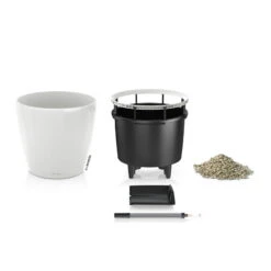 LECHUZA Classico Premium 35 LS, Weiß Hochglanz, All-in-One-Set, Ø 35 Cm, H:33 Cm 6 LECHUZA Classico Premium 35 LS, Weiß Hochglanz, All-in-One-Set, Ø 35 Cm, H:33 Cm -Gartengeschäft Im Freien 3325100232 Classico Premium 43LS wei All in OneSet D43xH40cm RGB 2 7764