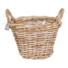 Pflanzkorb Aus Rattan Mit Folieneinsatz In Grau, Ø 35 H: 25 Cm -Gartengeschäft Im Freien 3345100040 Pflanzkorb Rattan D35 H25cm grau 2 63358