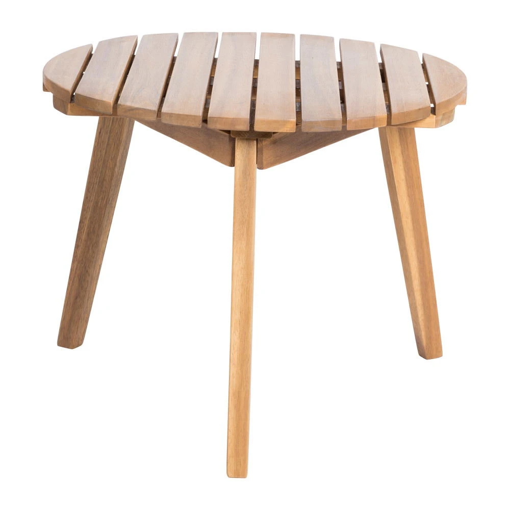 Hocker/Beistelltisch FSC®-Akazienholz Rund Ø Ca. 50 Cm, Höhe 40 Cm 4 Hocker/Beistelltisch FSC®-Akazienholz Rund Ø Ca. 50 Cm, Höhe 40 Cm – Bild 2