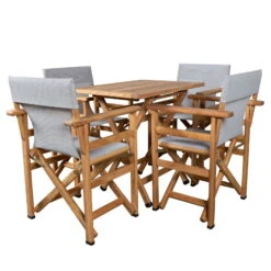 Holz-Regiesessel 'Matera' -Gartengeschäft Im Freien 3910201636 Holz Regiesessel Matera Textilen grau 12 102297