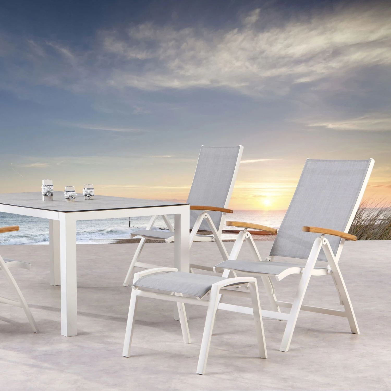 Best Klappsessel Cavalese / Weiß, Bequem, Pflegeleicht, Schlicht 4 Best Klappsessel Cavalese / Weiß, Bequem, Pflegeleicht, Schlicht – Bild 2