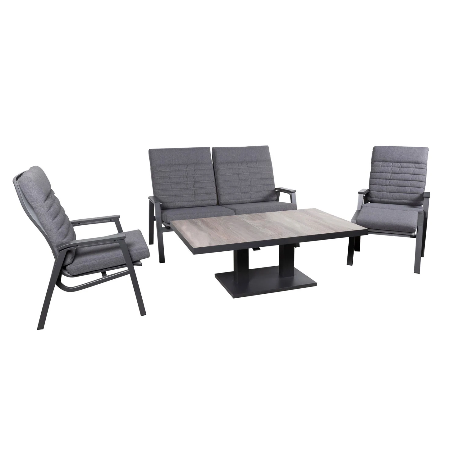 Gartenlounge-Set 'Paris' Inkl. Auflagen, 5-teilig 4 Gartenlounge-Set 'Paris' Inkl. Auflagen, 5-teilig – Bild 2