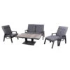 Gartenlounge-Set 'Paris' Inkl. Auflagen, 5-teilig -Gartengeschäft Im Freien 3910302561 Alu Loungeset Paris Koelle 5tlg inkl Auflagen 34 83633