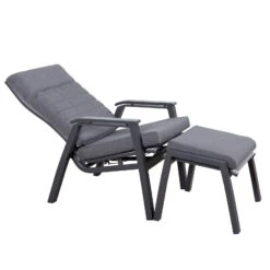 Loungesessel 'Paris', Grau/schwarz 24 Loungesessel 'Paris', Grau/schwarz -Gartengeschäft Im Freien 3910302694 Loungesessel Paris inkl Auflage 12 118551