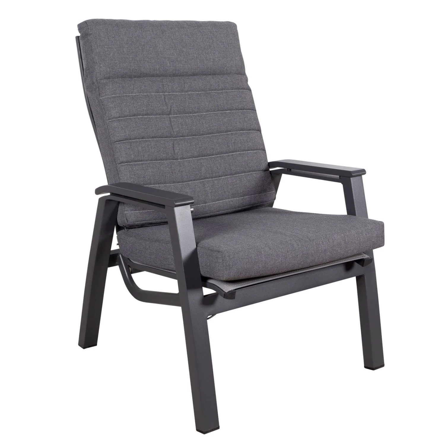 Loungesessel 'Paris', Grau/schwarz 5 Loungesessel 'Paris', Grau/schwarz – Bild 3